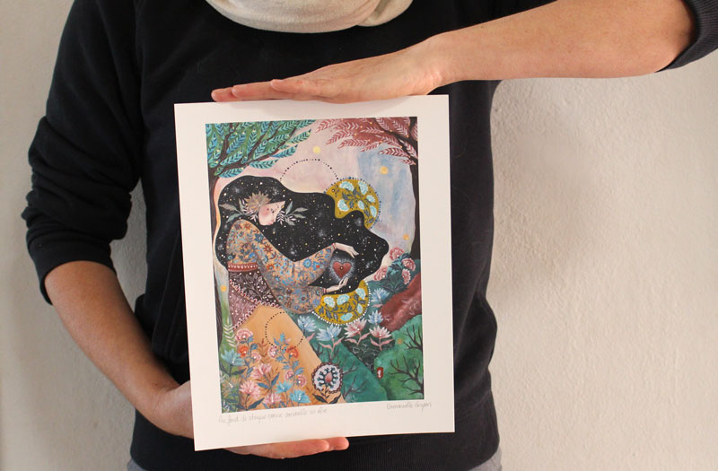Au fond de chaque coeur sommeille un rêve, peinture d’une lecture intime des secrets du cœur