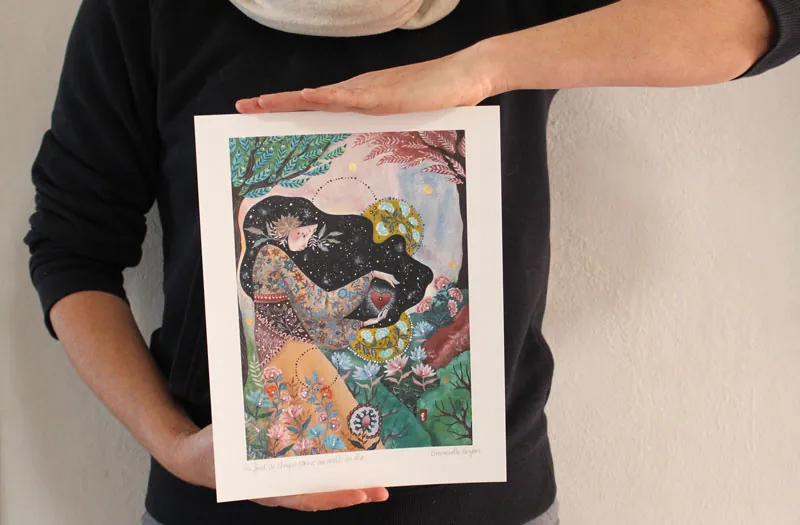 Au fond de chaque coeur sommeille un rêve, peinture d’une lecture intime des secrets du cœur