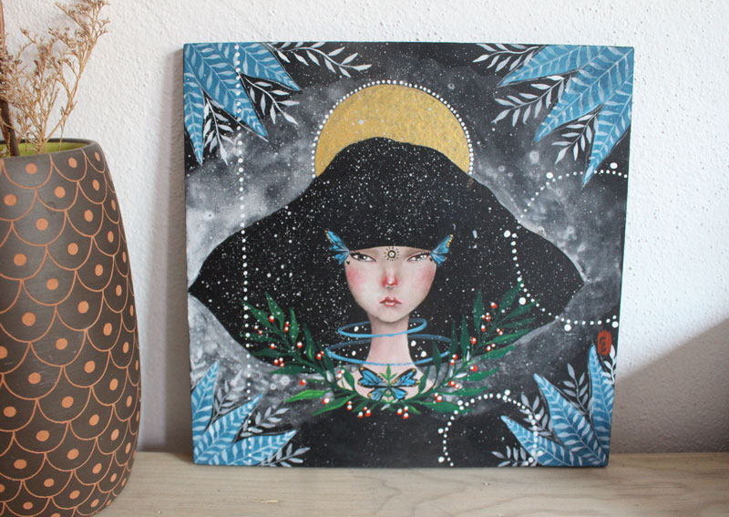Changement, peinture de métamorphose et résilience humaine