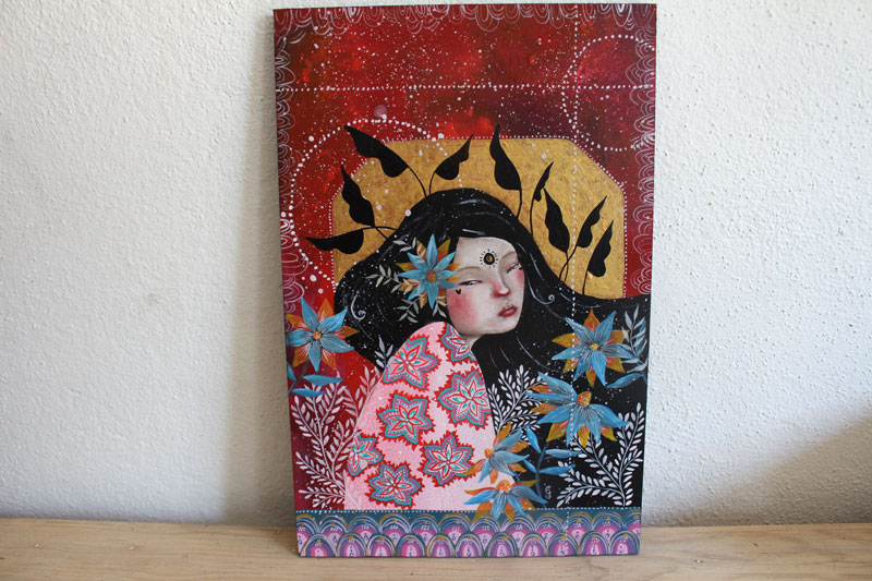 Des fleurs dans ta vie, peinture d’une ode aux petits bonheurs