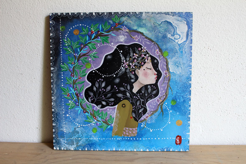 Mélodie intérieure, tableau d’une ode à la symbiose avec soi-même
