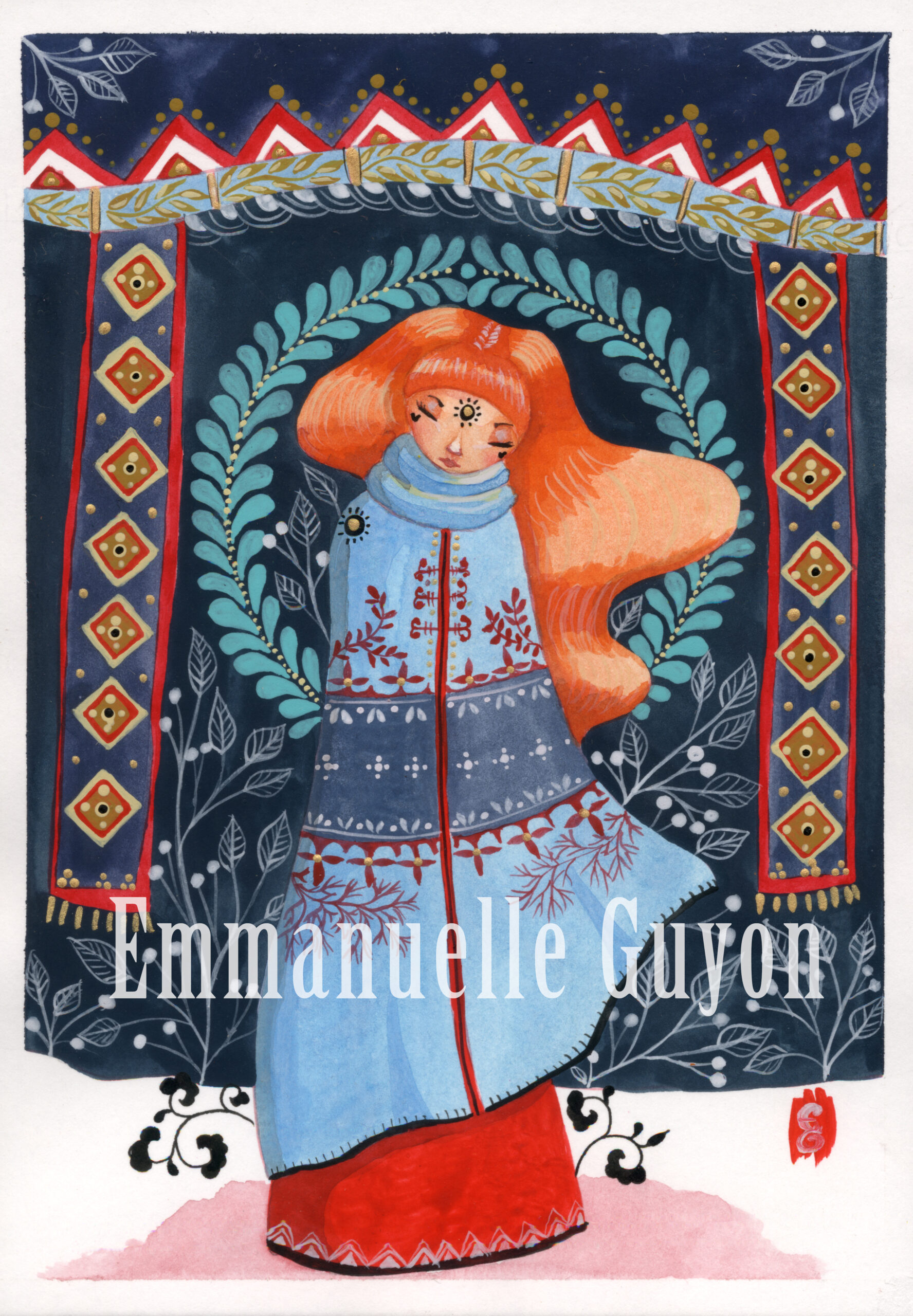 Nomade, peinture du souffle poétique des steppes lointaines